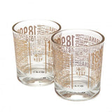 F.C. Barcelona 2pk Whiskey Glass Set TX