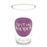 Justin Bieber Large Glass