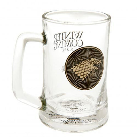 Game Of Thrones Glass Tankard Stark