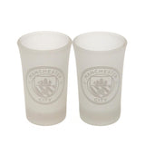 Manchester City 2pk Shot Glass Set FR