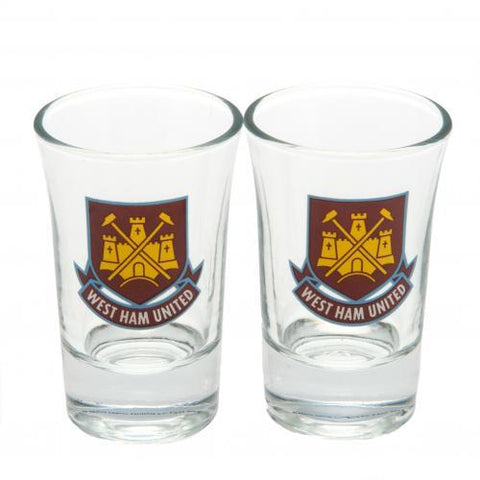 West Ham United F.C. 2pk Shot Glass Set