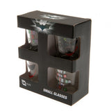 Batman The Dark Knight 4pk Shot Glass Set