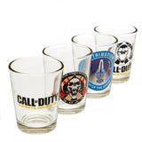 Call Of Duty 4pk Shot Glass Set Infinite Warfare