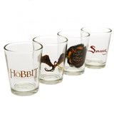 The Hobbit 4pk Shot Glass Set