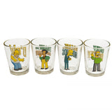 The Simpsons 4pk Shot Glass Set