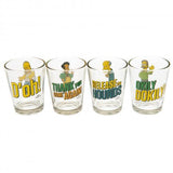 The Simpsons 4pk Shot Glass Set