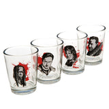 The Walking Dead 4pk Shot Glass Set CH