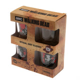 The Walking Dead 4pk Shot Glass Set CH