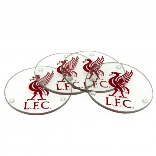 Liverpool F.C. Glass Coasters