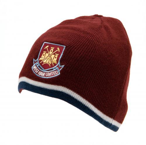 West Ham United F.C. Reversible Knitted Hat