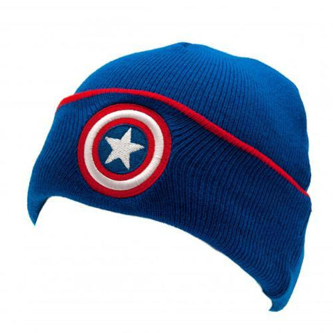 Captain America Knitted Hat Junior TU