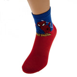 Spider-Man Boys Socks 1 Pack Junior 9-12 RD