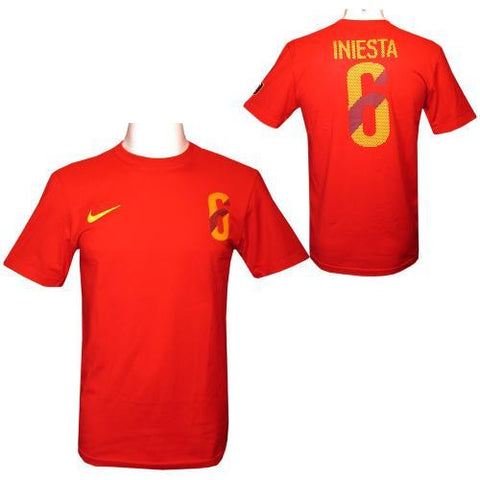 Iniesta Nike Hero T Shirt Mens S