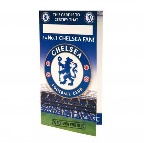 Chelsea F.C. Birthday Card No 1 Fan
