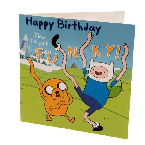 Adventure Time Birthday Card