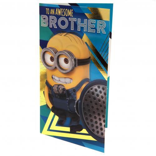 Despicable Me 3 Minion Birthday Card Brother